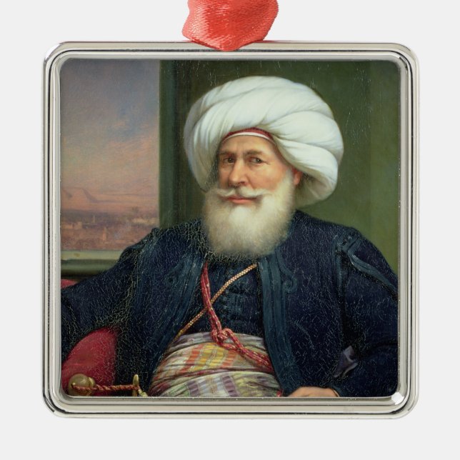 Mehemet Ali, 1840 Julgransprydnad Metall (Framsidan)