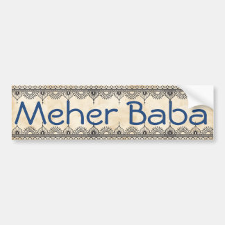 Meher Baba Bumper Sticker Bildekal