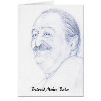 Meher Baba Hälsningskort