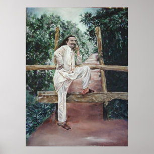 Meher Baba i natur Poster