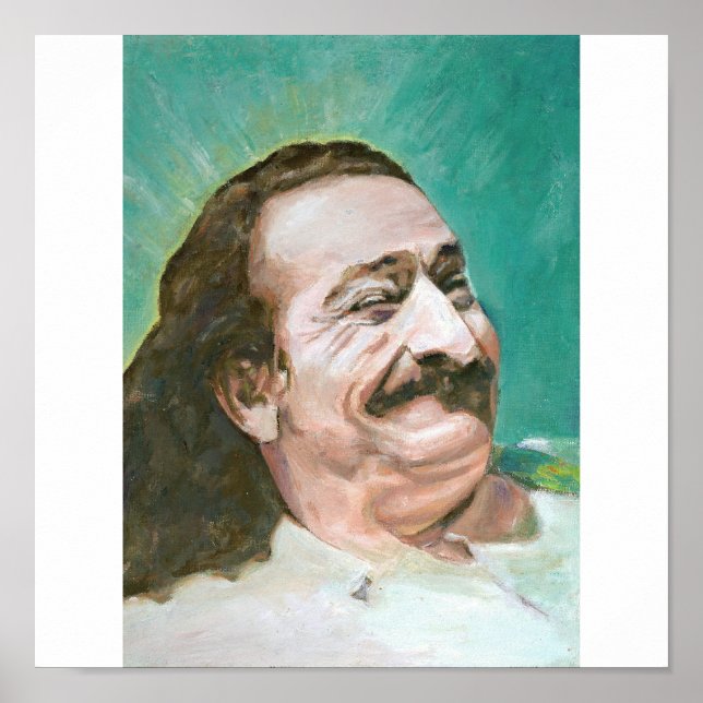 Meher Baba Laughing Poster (Framsidan)