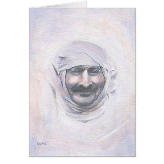 Meher Baba med turbanen Hälsningskort