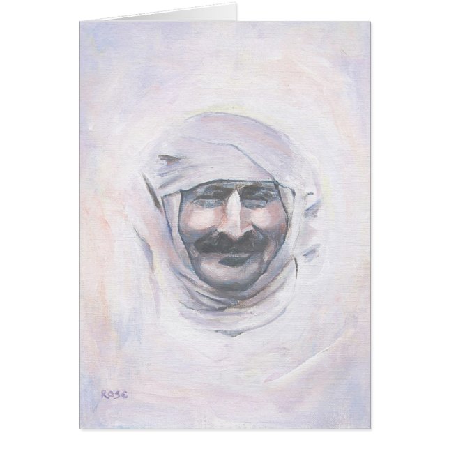 Meher Baba med turbanen Hälsningskort (Framsidan)