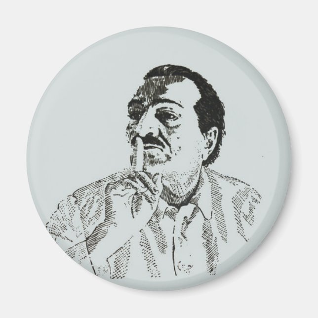 Meher Baba Silence Magnet (Framsidan)