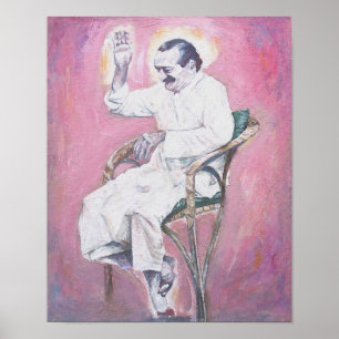 Meher Baba skrattar— Poster