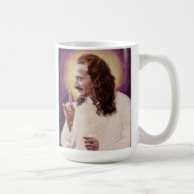 Meher Baba som dricker MUGGEN Kaffemugg (Höger)