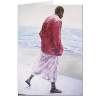 Meher Baba vid oceanen Hälsningskort