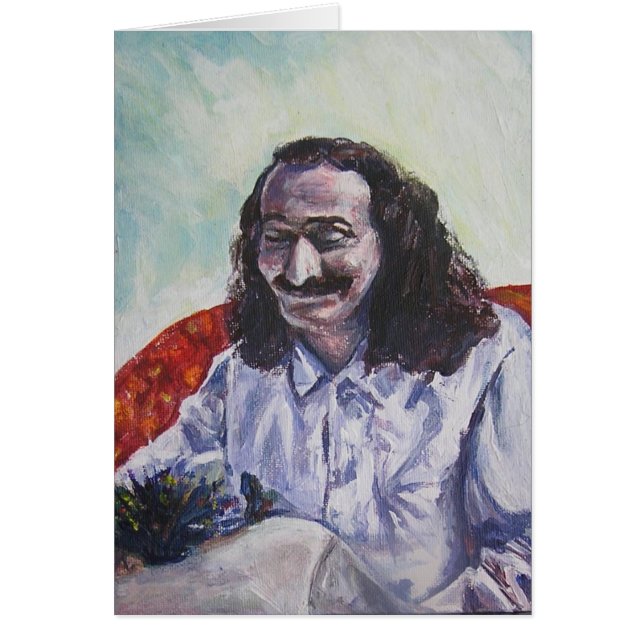 Meher Babaleende, KORT (det tomma meddelandet) (Framsidan)