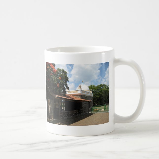 Meher babas grav kaffemugg (Höger)