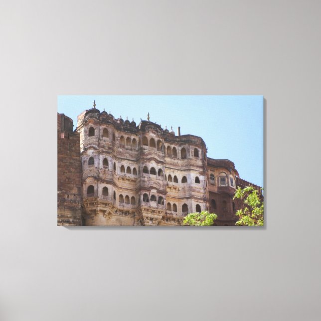 Meherangarh, Majestic Fort, Jodhpur Canvastryck (Framsida)