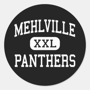 Mehlville - Panthers - High - Saint Louis Missouri Runt Klistermärke