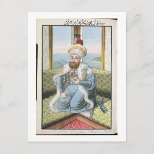 Mehmed II (1432-81) kallad "Fatih", erövreraren Vykort