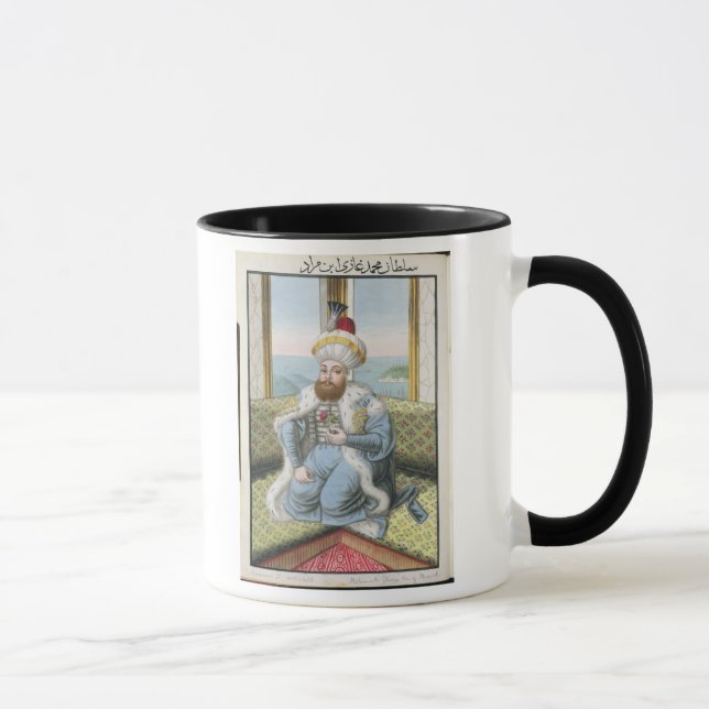 Mehmed II (1432-81) kallade "Fatih", besegraren, Mugg (Höger)