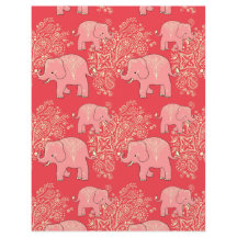 mehndi elephants scrapbook papper 8,5 x 11