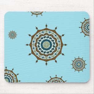 Mehndi Fantasy Copper Mousepad Musmatta