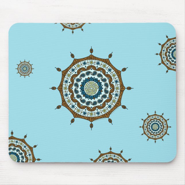 Mehndi Fantasy Copper Mousepad Musmatta (Framsidan)