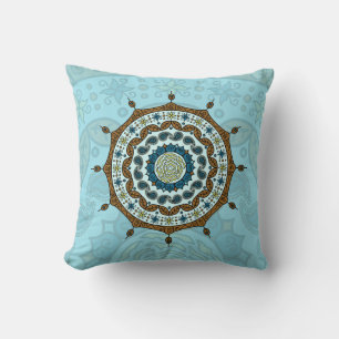 Mehndi Fantasy Copper Pillow Kudde