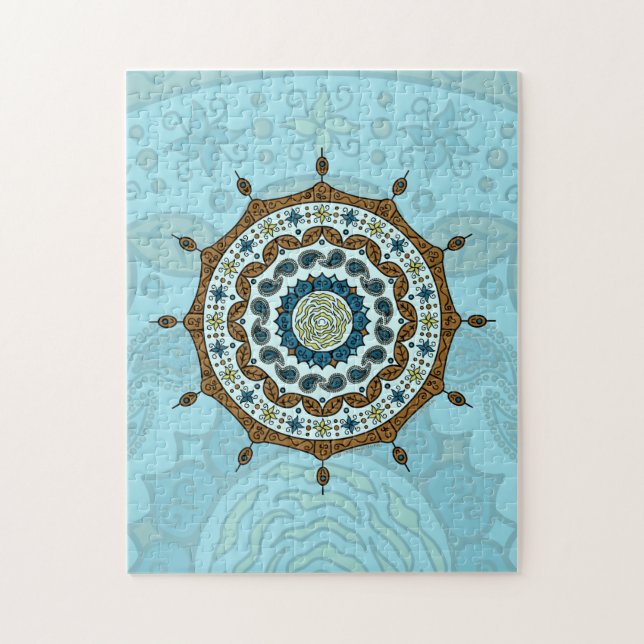 Mehndi Fantasy Copper Puzzle Pussel (Vertikal)