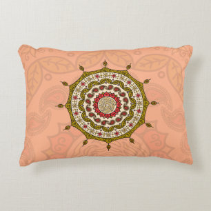 Mehndi Fantasy Guld accent Pillow Prydnadskudde