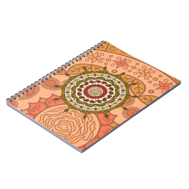 Mehndi Fantasy Guld Anteckningsbok (Vänstra Sidan)