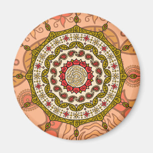 Mehndi Fantasy Guld Magnet