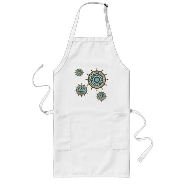 Mehndi Fantasy Koppar Förkläde (Framsidan)