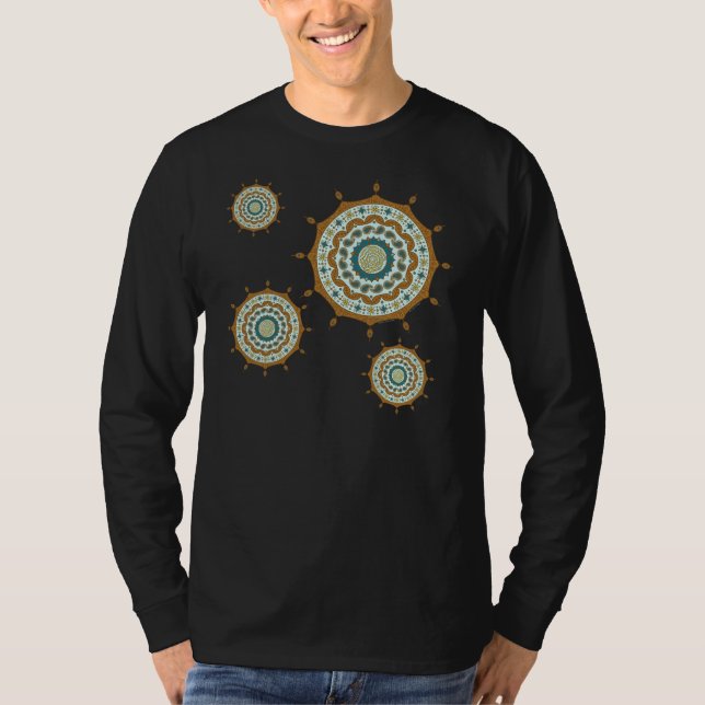 Mehndi Fantasy Koppar Herr Mörk Tröja (Framsida)