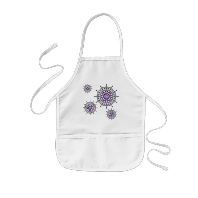 Mehndi Fantasy Silver Förkläde (Framsidan)