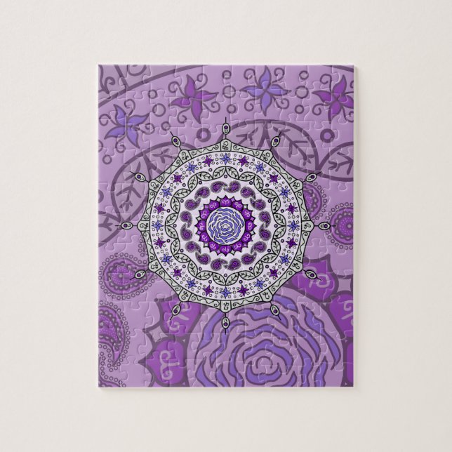 Mehndi Fantasy Silver Pussel (Vertikal)