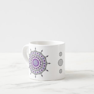Mehndi Fantasy Silver Specialmugg Espressomugg