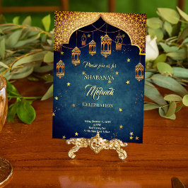 Mehndi Indian Arabian Moroccan design stjärnnatt