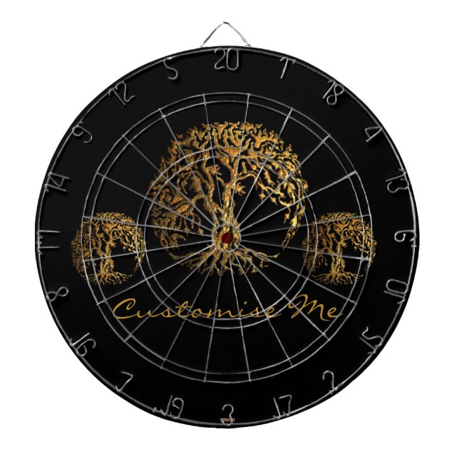 Mehndi Livets träd (Henna) Piltavla (Framsidan)