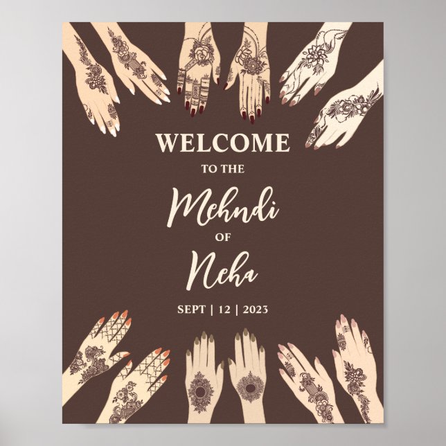 Mehndi Poster (Framsidan)