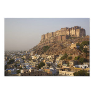 Mehrangarh Fort av Jodhpur. Rajasthan, INDIA. Fototryck