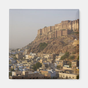 Mehrangarh Fort av Jodhpur. Rajasthan, INDIA. Magnet
