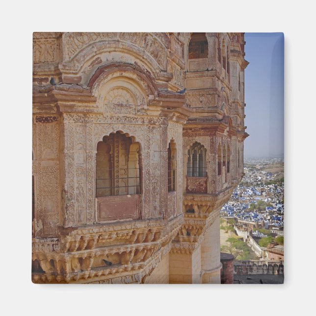 Mehrangarh-fortet som tornar över Jodhpur, Den blå Magnet (Framsidan)