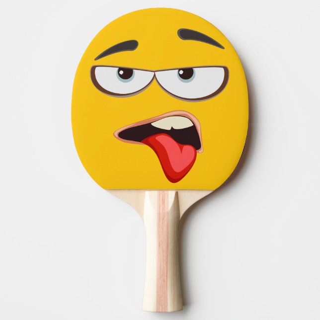 MehYellow Emoji Pingisracket (Framsidan)