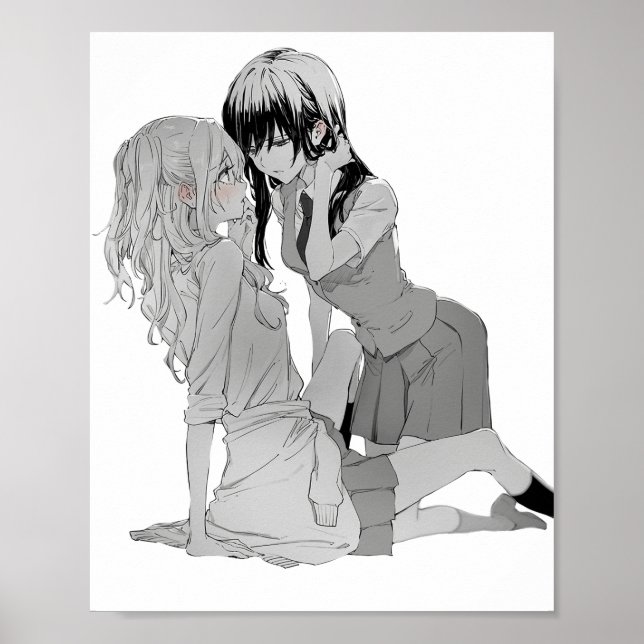 Mei x Yuzu - Citrus Manga Poster (Framsidan)