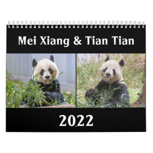 Mei Xiang & Tian Tian 2022 Calendar Kalender