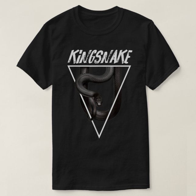 Meican Black Kingsnake Snake Owner  T Shirt (Design framsida)