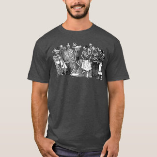 Meican Calaca Skeleton Dance Party T Shirt