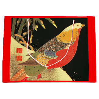 Meiji bird print