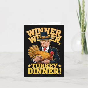 Meilan Uni-vuxna Humor Funny Trump Winner Winner Kort