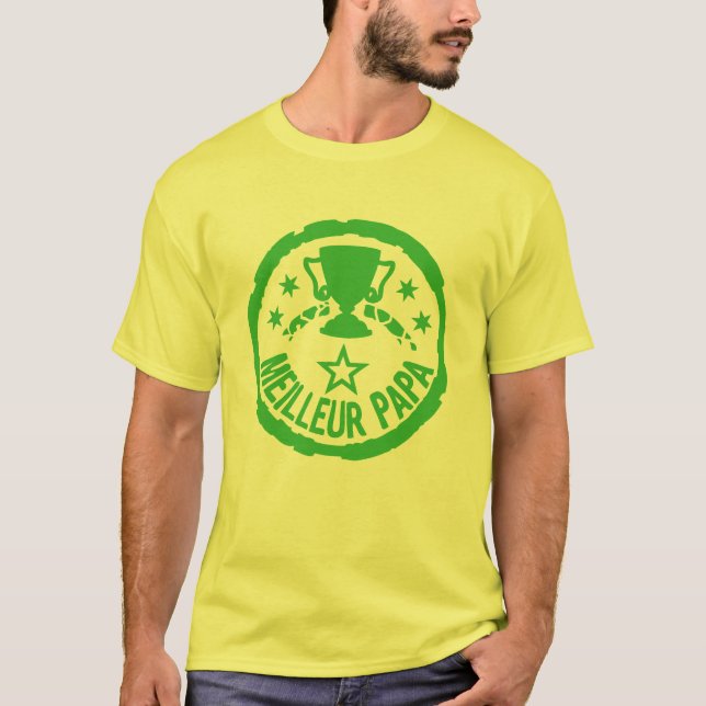 meilleur_papa_trophe_coupe_trophy1 t shirt (Framsida)
