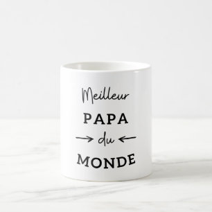 Meilleur pappa du monde (noir) kaffemugg