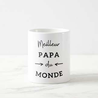 Meilleur pappa du monde (noir) kaffemugg