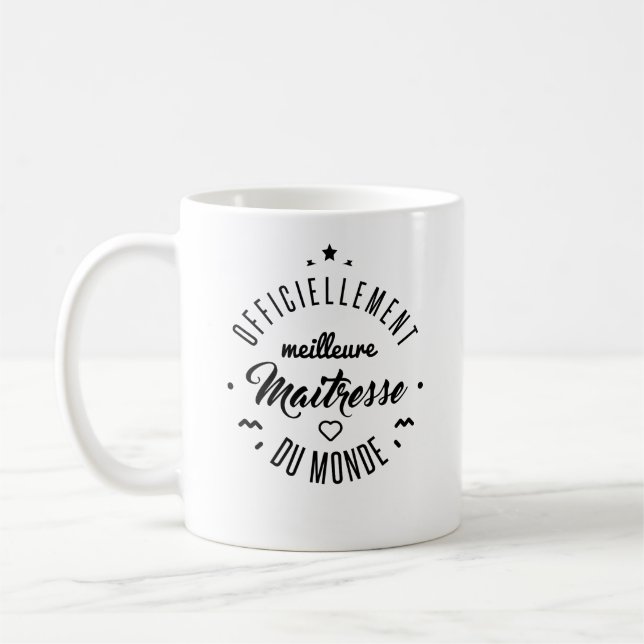 Meilleure maitresse du monde - Mug Kaffemugg (Vänster)