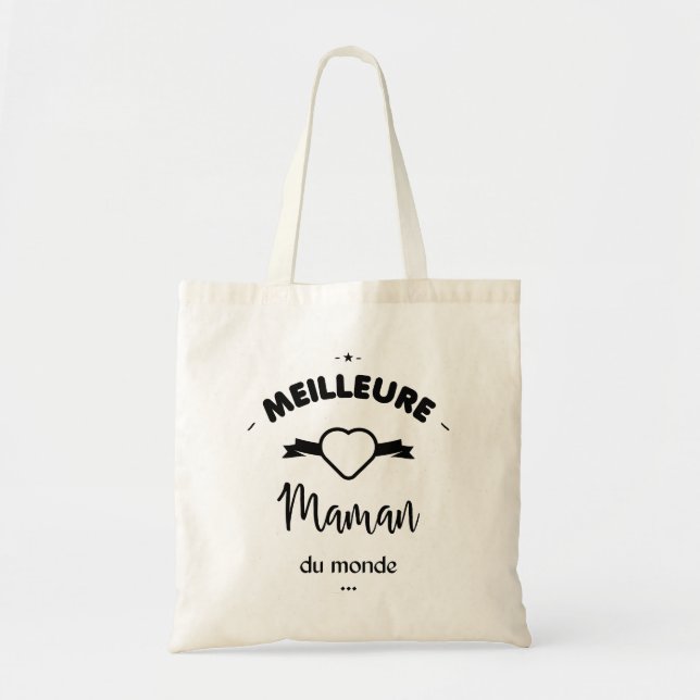 Meilleure maman du monde tygkasse (Framsidan)