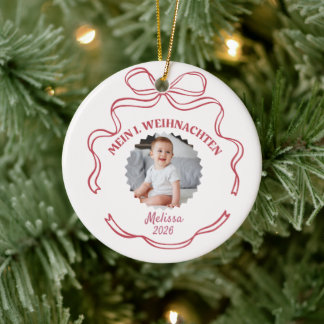 Mein 1. Weihnachten Ornament für Baby, Mädchen