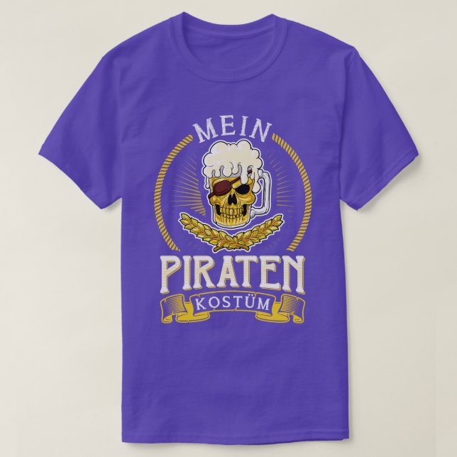 Mein Piraten Kostm Fasching Karneval T Shirt (Design framsida)